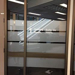 Window Film Type: Silver Matte Etched Frost