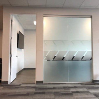 Window Film Type: Silver Matte Etched Frost