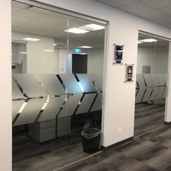 Window Film Type: Silver Matte Etched Frost
