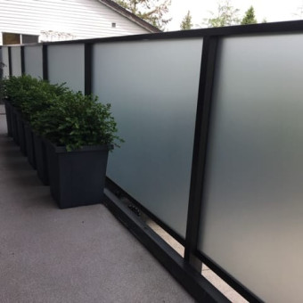 Window Film Type: ​Silver Matte Etched Frost