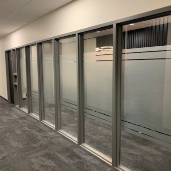 Window Film Type: Silver Matte Etched Frost