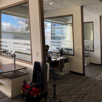 Window Film Type: Silver Matte Etched Frost
