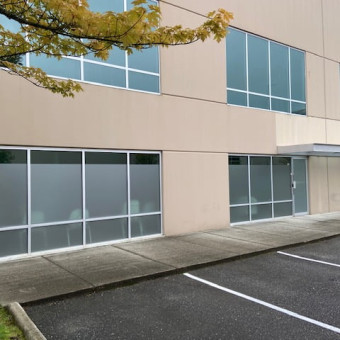 Window Film Type: Silver Matte Etched Frost
