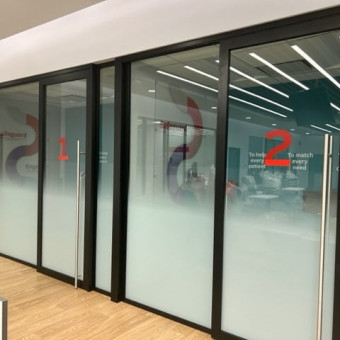 Window Film Type: LLumar Mini Dot Matrix Gradient