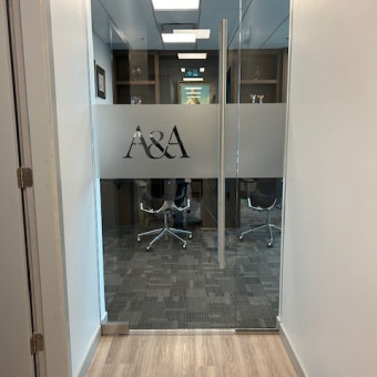 Window Film Type: Office Logo