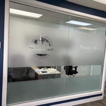 Window Film Type: Office Logo